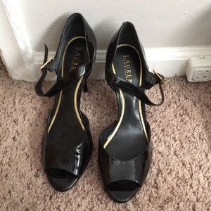 Ralph Lauren Open Toe Mary Janes